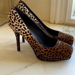 Gucci calf hair stilettos new 38.5